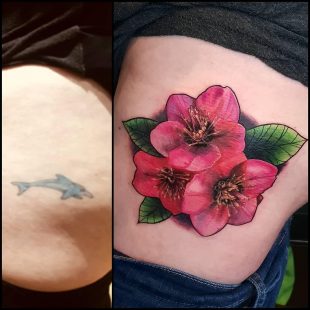 Lisa flowers cover up