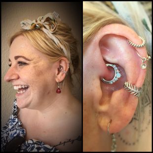 Sam ear daith helix orbital lobe