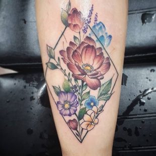 Sophie flower diamond