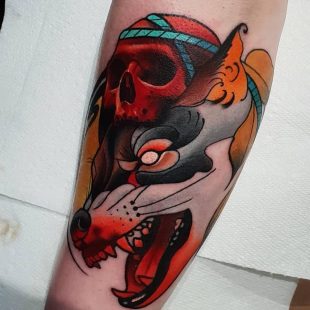 Steven big cat skull